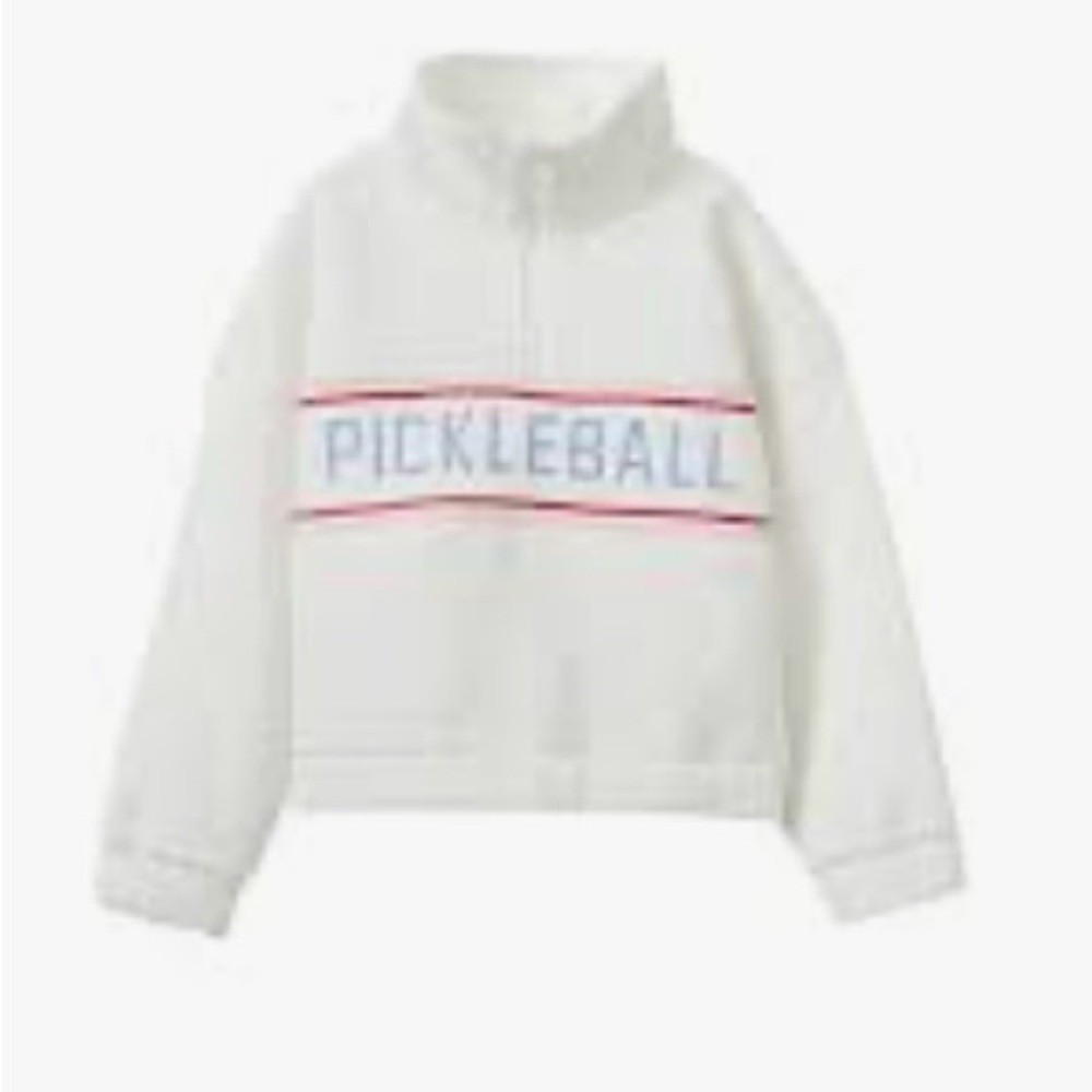 NWT White Pickleball Sweater - Picture 1 of 4